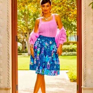 Lilly pulitzer most beautiful Bryant Skirt in Pop up Lillys Party Patch print.